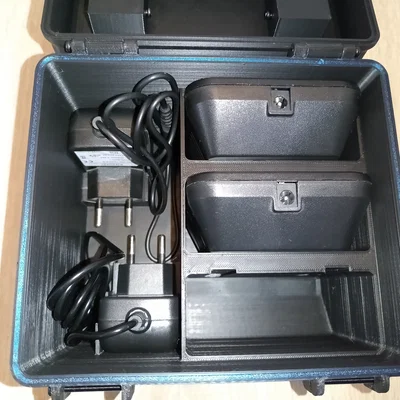 Hộp Baofeng UV-5R Charger Box (đựng 3 bộ sạc, có seal)