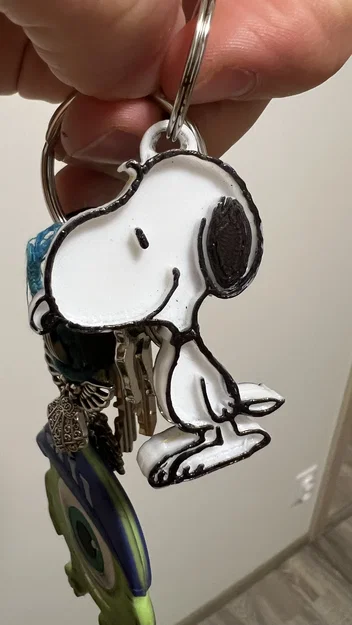 Móc khóa Snoopy (Snoopy keychain) - Image 1