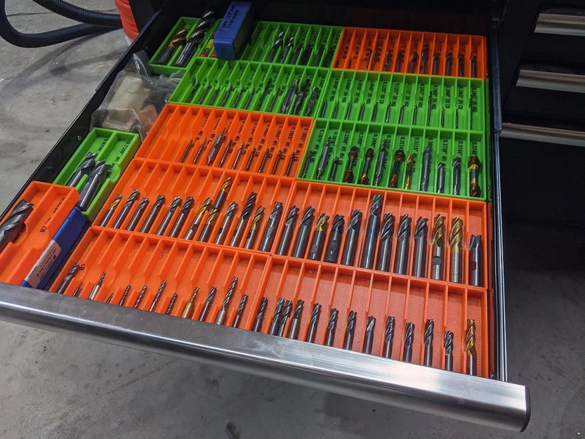 Hộp/Khay lưu trữ Endmill / Reamer / Drill - Image 1