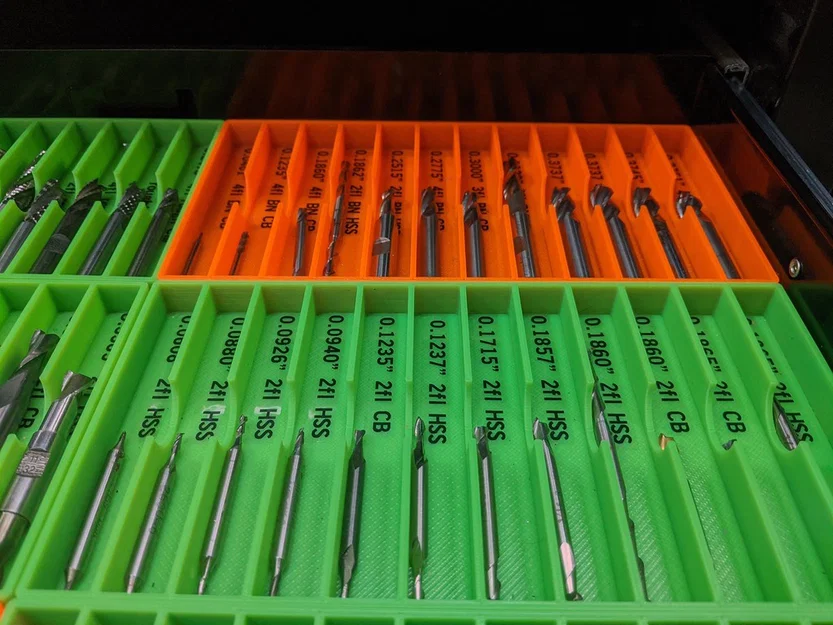 Hộp/Khay lưu trữ Endmill / Reamer / Drill - Image 2