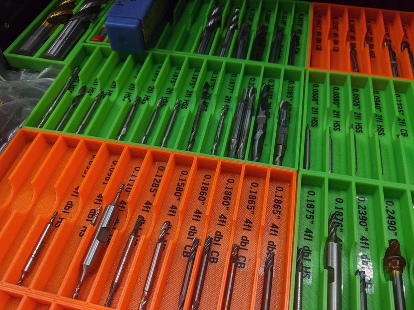 Hộp/Khay lưu trữ Endmill / Reamer / Drill - Image 3