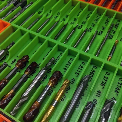 Hộp/Khay lưu trữ Endmill / Reamer / Drill