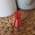 Bình hoa xoắn ốc in 3D phong cách tối giản, tiết kiệm nhựa - Thumbnail 2