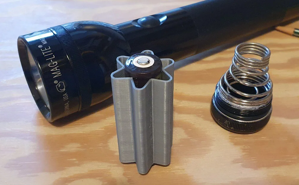 Adapter pin 18650 sang pin D (Battery adaptor 18650 to D cell) - Image 1