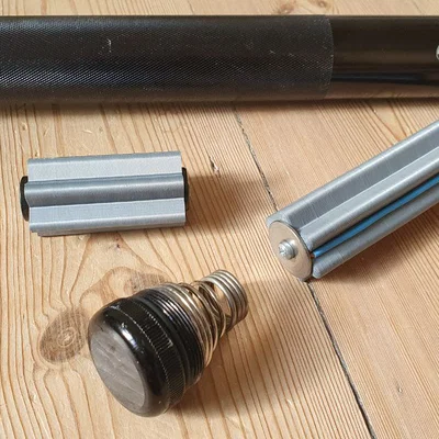 Adapter pin 18650 sang pin D (Battery adaptor 18650 to D cell)