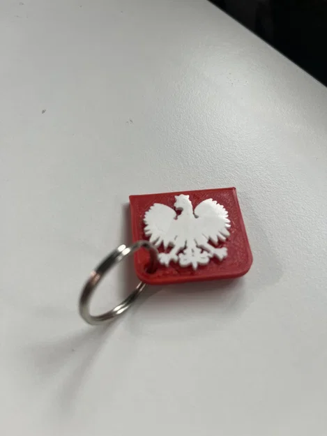 Móc khóa biểu tượng đại bàng Ba Lan (Polish Eagle Keychain) cực đẹp - Image 1