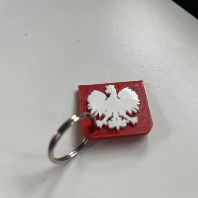 Móc khóa biểu tượng đại bàng Ba Lan (Polish Eagle Keychain) cực đẹp