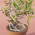 Khung Đỡ Cây Dạng Xoắn Ốc (Spiral Plant Support) In 3D - Thumbnail 3