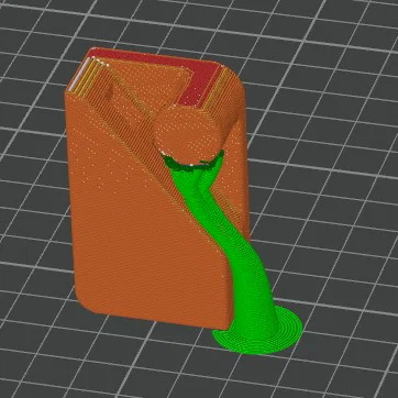 Khóa tăng đơ dây lưới bóng chuyền (Volleyball rope tensioner) in 3D