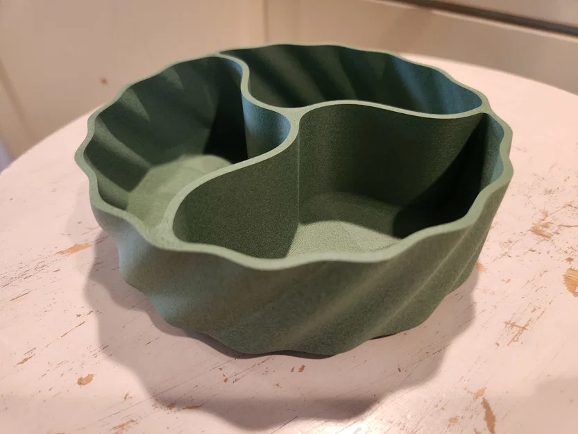 Crafty Sorter – Khay phân loại 3 ngăn lượn sóng (có nắp tùy chọn) - Image 2