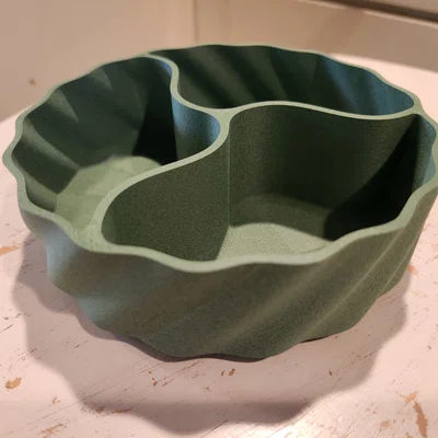 Crafty Sorter – Khay phân loại 3 ngăn lượn sóng (có nắp tùy chọn)