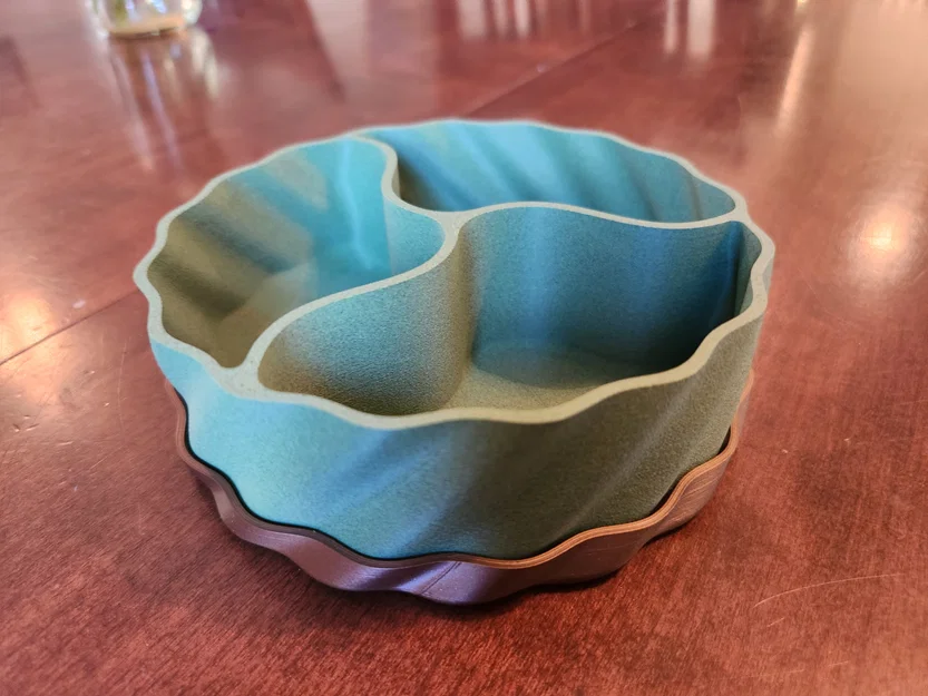 Crafty Sorter – Khay phân loại 3 ngăn lượn sóng (có nắp tùy chọn) - Image 4
