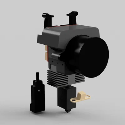 Mô hình 3D Extruder và Hotend cho Elegoo Neptune 4 Max/Plus