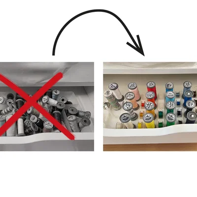Khay sắp xếp chỉ may và suốt chỉ (Threads & Bobbins Organizer)
