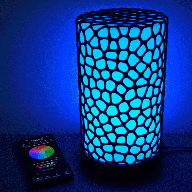 Đèn Voronoi RGB (WLED) – RGB Voronoi Lamp (WLED) - Image 2