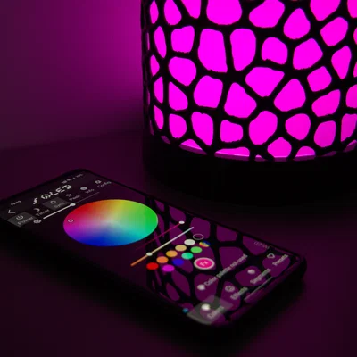 Đèn Voronoi RGB (WLED) – RGB Voronoi Lamp (WLED)