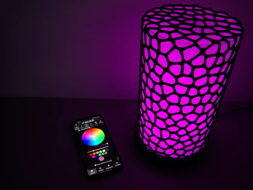 Đèn Voronoi RGB (WLED) – RGB Voronoi Lamp (WLED) - Image 5