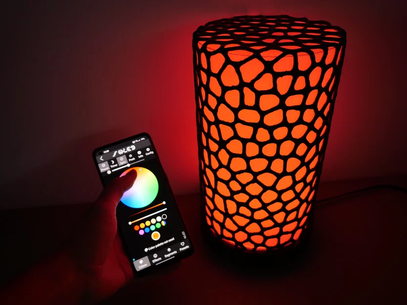 Đèn Voronoi RGB (WLED) – RGB Voronoi Lamp (WLED) - Image 6