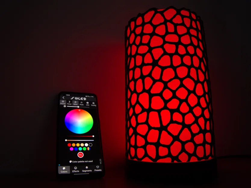 Đèn Voronoi RGB (WLED) – RGB Voronoi Lamp (WLED) - Image 7
