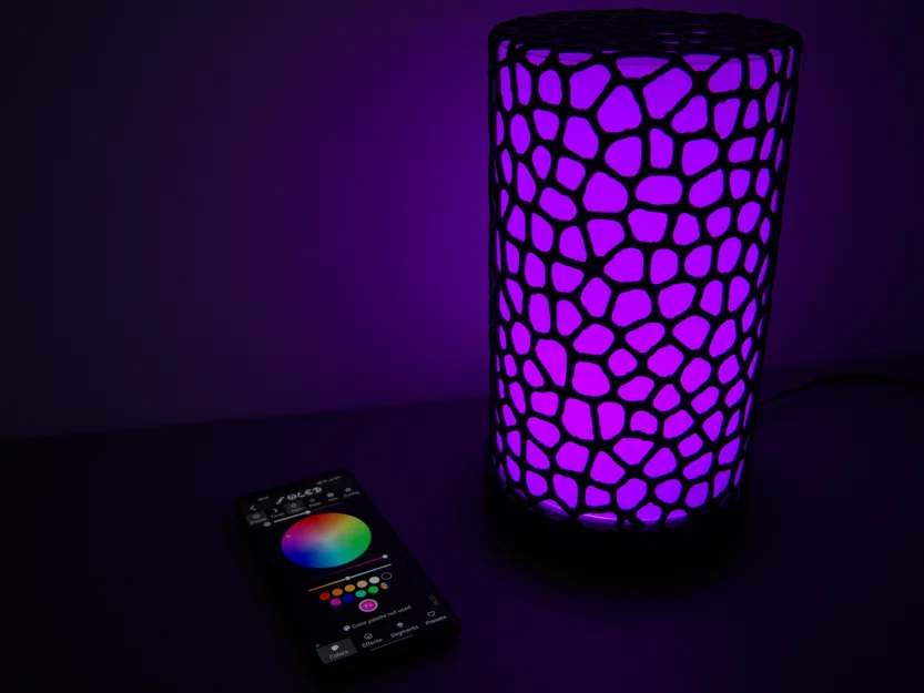 Đèn Voronoi RGB (WLED) – RGB Voronoi Lamp (WLED) - Image 8