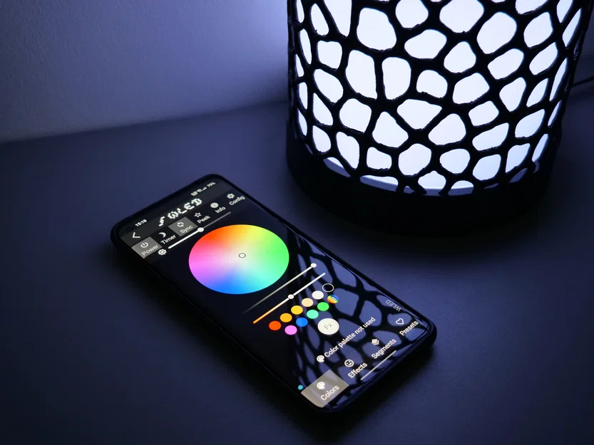 Đèn Voronoi RGB (WLED) – RGB Voronoi Lamp (WLED) - Image 11