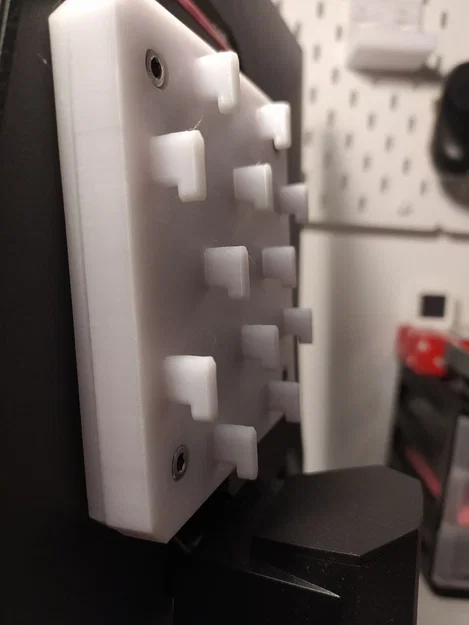 Ngàm VESA 75x75 cho Ikea Skadis (Ikea Skadis Vesa Mount) - Image 2