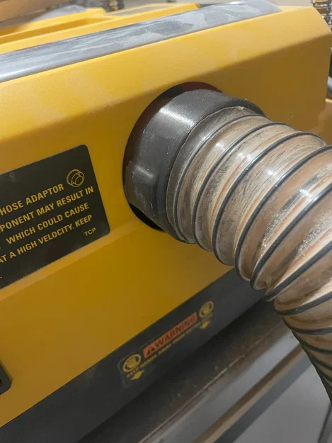 Adapter cổng hút bụi Dewalt DW735 cho ống 2.5" - Image 1