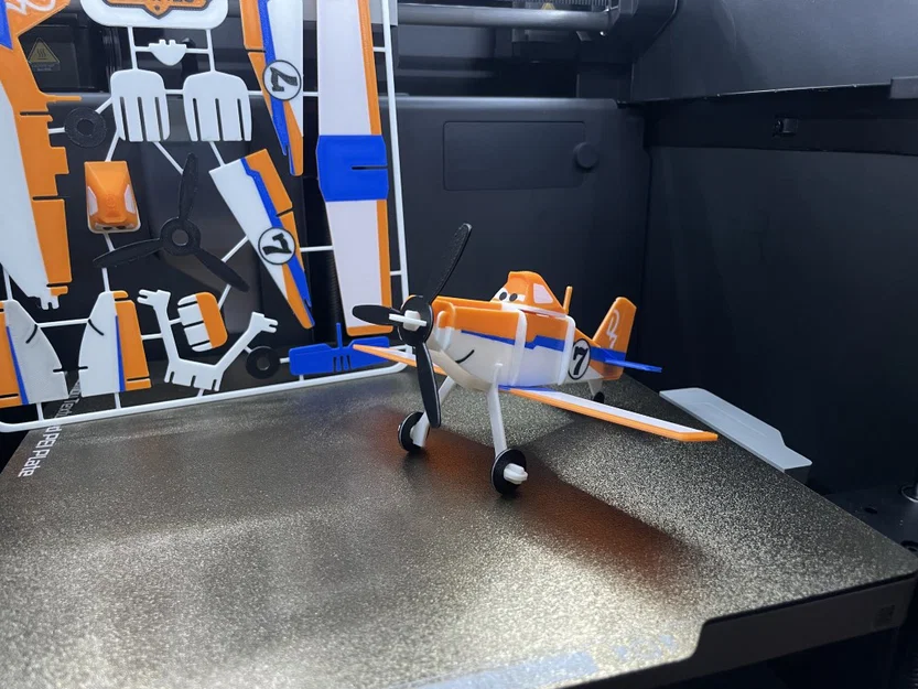 Dusty Crophopper (Planes) – Kit Card lắp ráp - Image 9