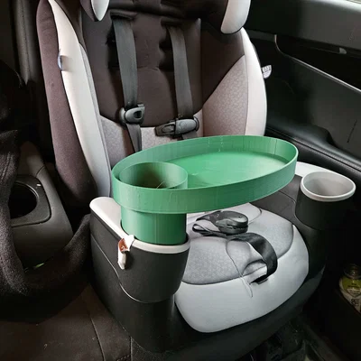 Khay Snack + Giá Đỡ Ly Gắn Ghế Xe (Carseat Cup Holder with Snack Tray)