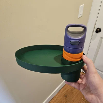 Khay Snack + Giá Đỡ Ly Gắn Ghế Xe (Carseat Cup Holder with Snack Tray)