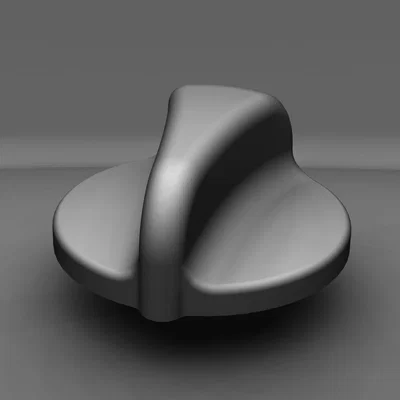 Núm vặn lò GE WB03K10035 [183D5598] (Oven Knob)