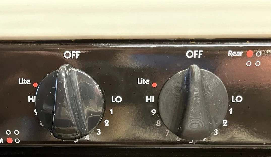 Núm vặn lò GE WB03K10035 [183D5598] (Oven Knob) - Image 2