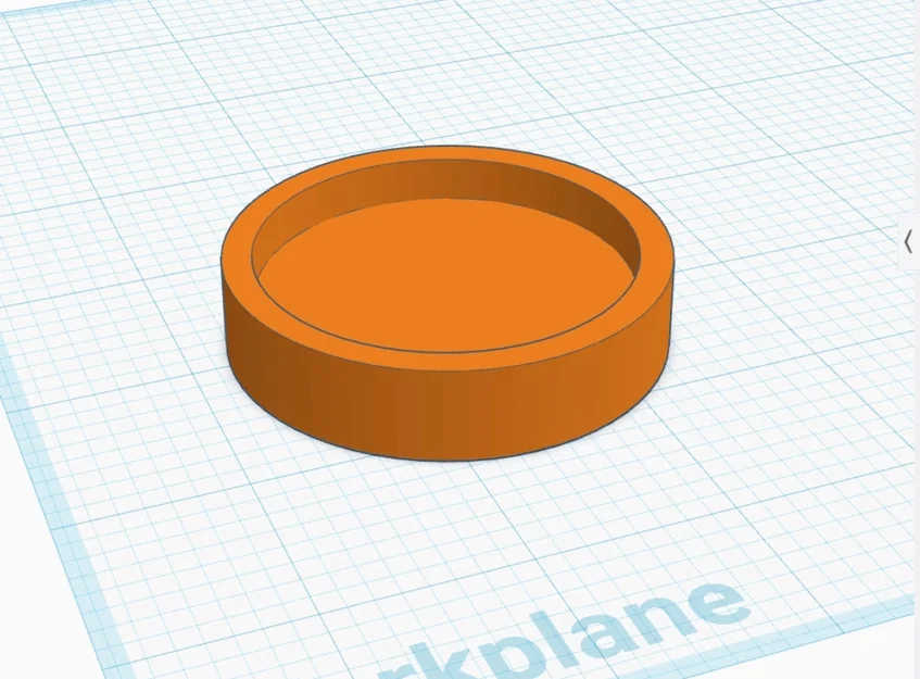 Khuôn in 3D Circle Mold tạo hình badge reel từ nhựa TPU và UV resin - Image 1