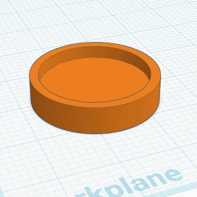 Khuôn in 3D Circle Mold tạo hình badge reel từ nhựa TPU và UV resin
