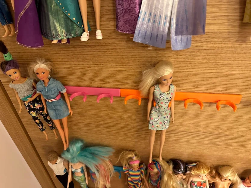 Giá treo tường 3D thông minh cho búp bê Barbie - Image 2