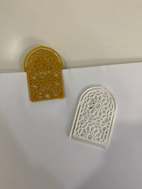 Mẫu kẹp sách họa tiết Hồi giáo - Bookmark 3D tinh tế cho lễ Ramadan - Image 1