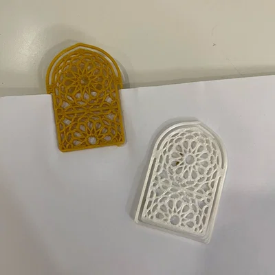 Mẫu kẹp sách họa tiết Hồi giáo - Bookmark 3D tinh tế cho lễ Ramadan