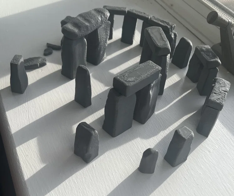 Mô hình 3D Stonehenge: Tái hiện công trình cổ đại cực đơn giản - Image 1