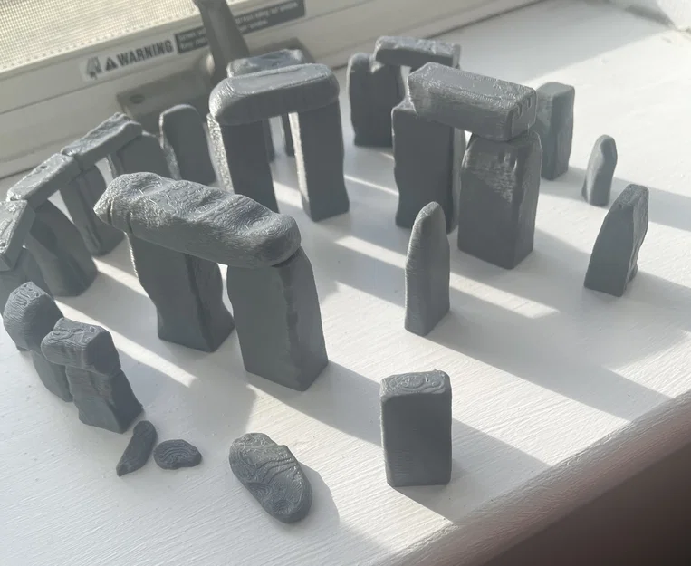 Mô hình 3D Stonehenge: Tái hiện công trình cổ đại cực đơn giản - Image 2