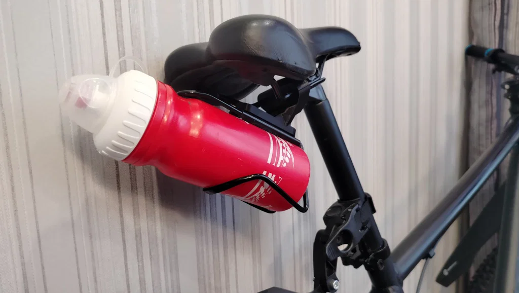 Kẹp gắn bình nước dưới yên xe đạp (Bicycle bottle holder) - Image 3
