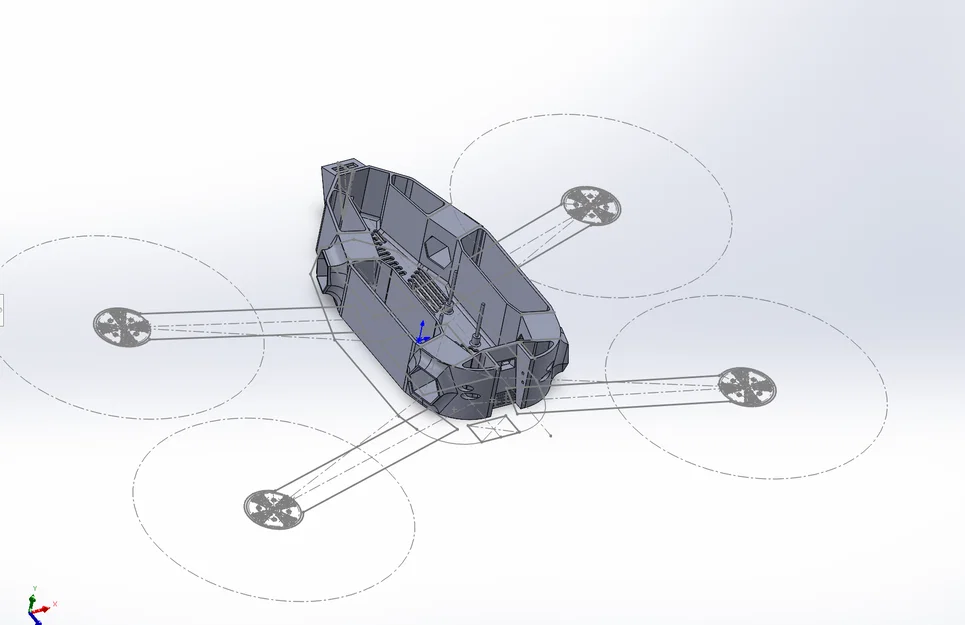 Thân drone “Body 7” (quadcopter 7 inch) - Image 4