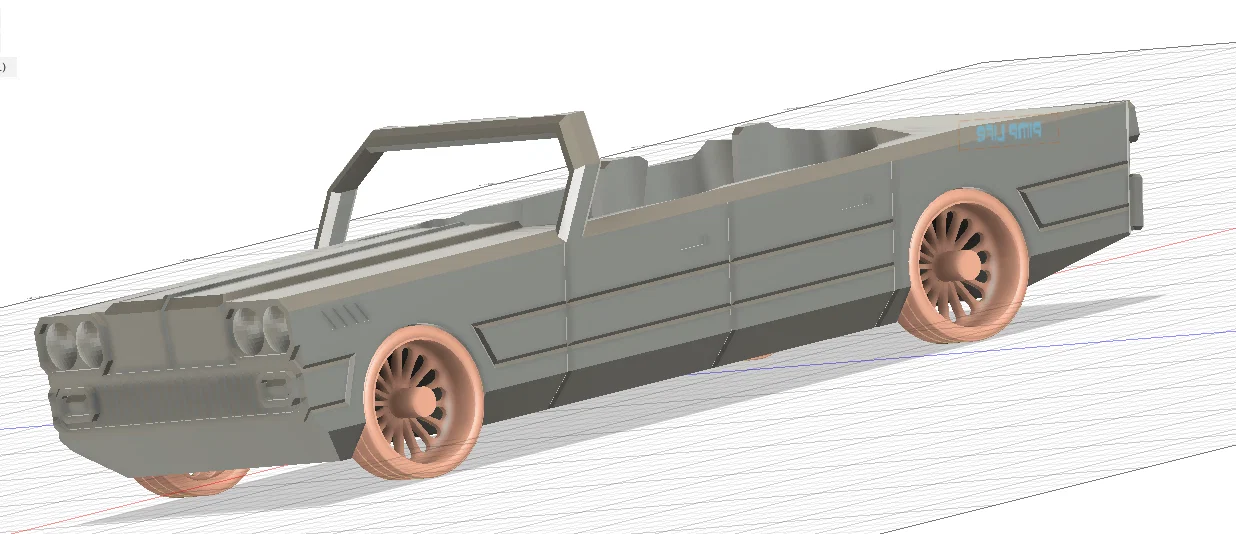 Zombicide Pimp Car (Xe Pimp cho Zombicide) - Image 1
