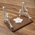 Kệ trưng bày đũa phép Harry Potter với huy hiệu Hogwarts - Thumbnail 1