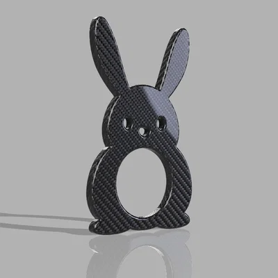 Vòng giữ khăn ăn hình chú thỏ đáng yêu trang trí lễ Phục sinh