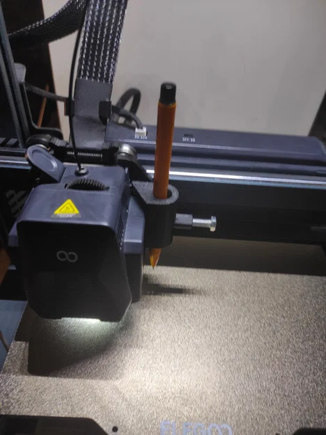 Ngàm giữ bút vẽ cho máy in 3D Elegoo Neptune 4 - Pen Plotter Mod - Image 1