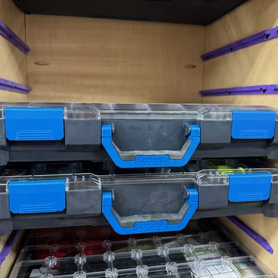Rail gắn/đỡ Sortimo T-BOXX G cho tủ (Sortimo T-BOXX G Mounting Rails)