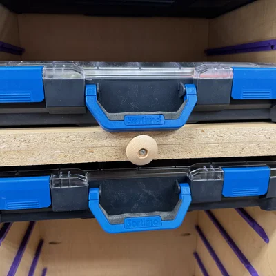 Rail gắn/đỡ Sortimo T-BOXX G cho tủ (Sortimo T-BOXX G Mounting Rails)