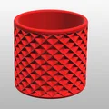 Chậu cây cảnh họa tiết hình khối hiện đại - File in 3D chất lượng - Thumbnail 2