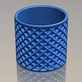 Chậu cây cảnh họa tiết hình khối hiện đại - File in 3D chất lượng - Thumbnail 4