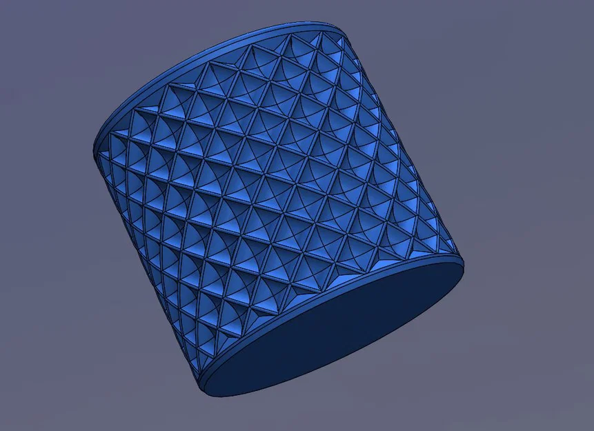Chậu cây cảnh họa tiết hình khối hiện đại - File in 3D chất lượng - Image 5